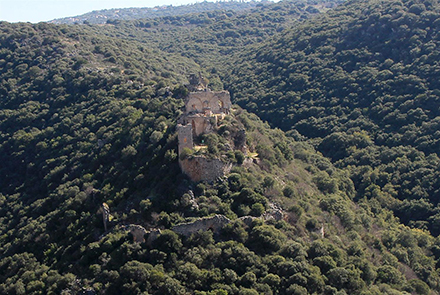 מבצר המונפור. צילום: יעקב שקולניק, ארכיון הצילומים של קק"ל