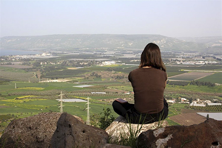 מצפור אשכול ביער מנחמיה. צילום: יעקב שקולניק, ארכיון הצילומים של קק"ל