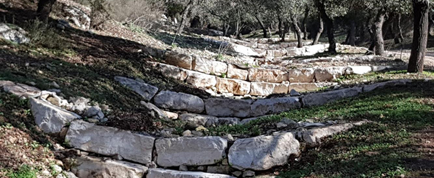 הסכרונים שתפגשו בדרך נועדו לשמר את הערוץ. צילום: פנינה לבנון, ארכיון הצילומים של קקל