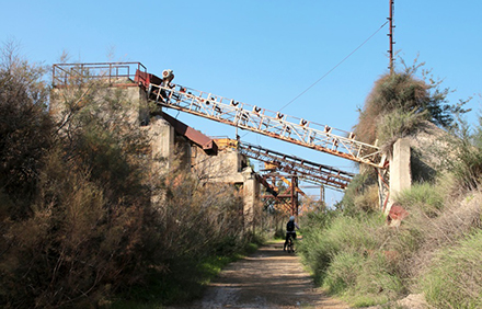 פעלה עד תחילת שנות האלפיים. מחצבת בנימינה. צילום: יעקב שקולניק, ארכיון הצילומים של קקל