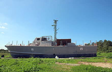 ספינת הדבור שהשתחררה משירות. צילום: יעקב שקולניק, ארכיון הצילומים של קקל