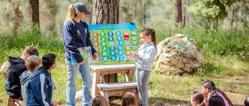 מלך היער בפעולה. צילום: אבי בלבן, ארכיון הצילומים של קק''ל