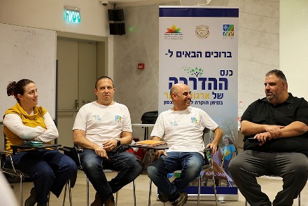 נציגי קקל וארגוני הנוער. מימין: יור קקל, אייל אוסטרינסקי. צילום: תומר פדר