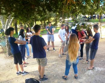 משתפים פעולה בפעילות בטבע. צילום: אמיר שטרן