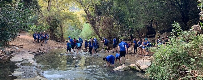 למדנו להכיר מקרוב את הארץ שלנו דרך הרגליים. צילום: לוטן בוקר