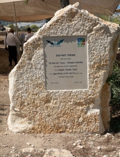 טקס חנוכת מצפור השייטת ביער עופר. צילום: ענת חרמוני