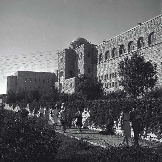 ירושלים, 1945. האוניברסיטה העברית. 