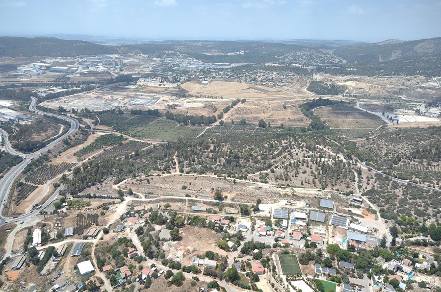 אזור ההרחבה העתידית של מער בית שמש לכיוון יערות פארק ארצות הברית. צילום: ארכיון הצילומים של קק"ל