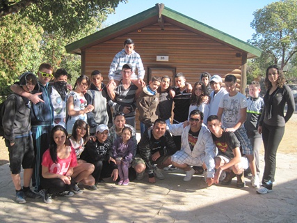 בני הנוער משדרות בנס הרים. צילום: ארכיון צילומי קק"ל