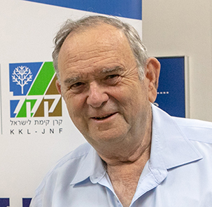 יור קקל אברהם דובדבני. צילום: עמוס לוזון, ארכיון הצילומים של קקל