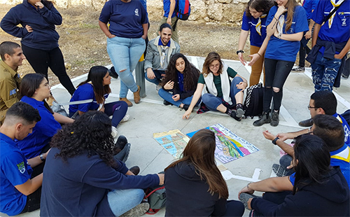 פעילות בבמסגרת יום ההתשלמות ביער המלאכים -שחריה.  צילום: אבינועם ניסים, מערך הסברה קק"ל