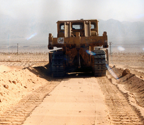 עבודות פיתוח בנגב.צילום: ארכיון הצילומים של קק''ל