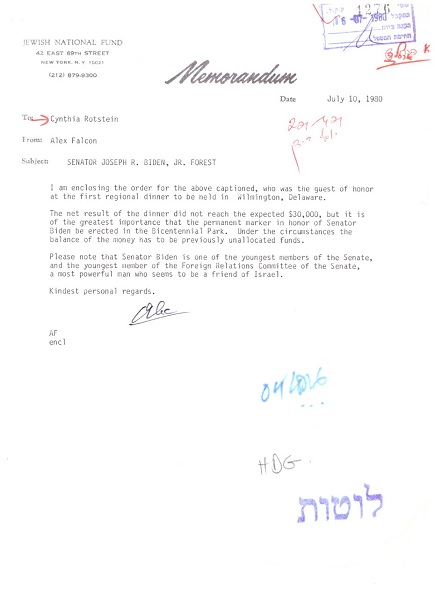KKL5\61948-4 מתוך תיק "ארצות הברית, יערות, מעטפות ב'" (KKL5\61948) מהשנים 1980-1983 שנמצא בתיקי קק"ל שבארכיון הציוני המרכזי