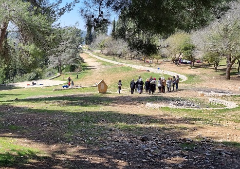 חניון לילה בני ציון, יער ירושלים. צילום: עדי טנא