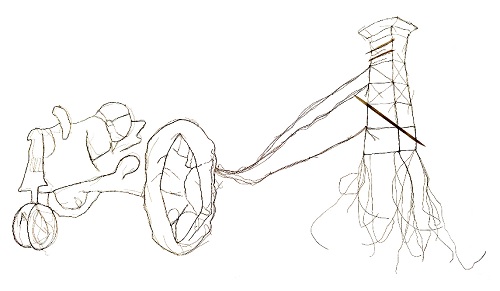 “חומה ומגדל”, 2021. אחיה כנה, אמן רב-תחומי