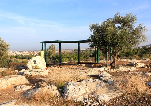 מצפור גיא סודאי בראש גבעת הספלולים. צילום: יעקב שקולניק, ארכיון הצילומים של קק"ל