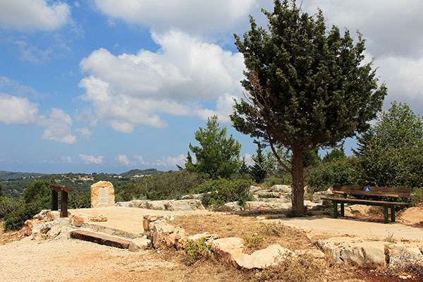 מצפור טופז בפארק אדמית. צילום: יעקב שקולניק