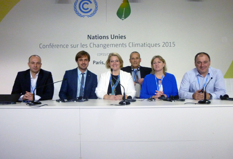 נציגי קק''ל באירוע הנלווה.  צילום: משלחת קקל לוועידה