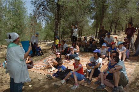 בילוי ביער יתיר.  צילום: דוד גרישפן