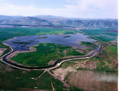 החולה, תצפית מהאוויר. צילום: אלבטרוס