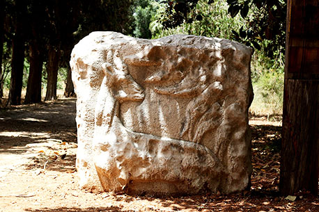 פסל הצבי ביער אילנות. צילום: יסמין להב