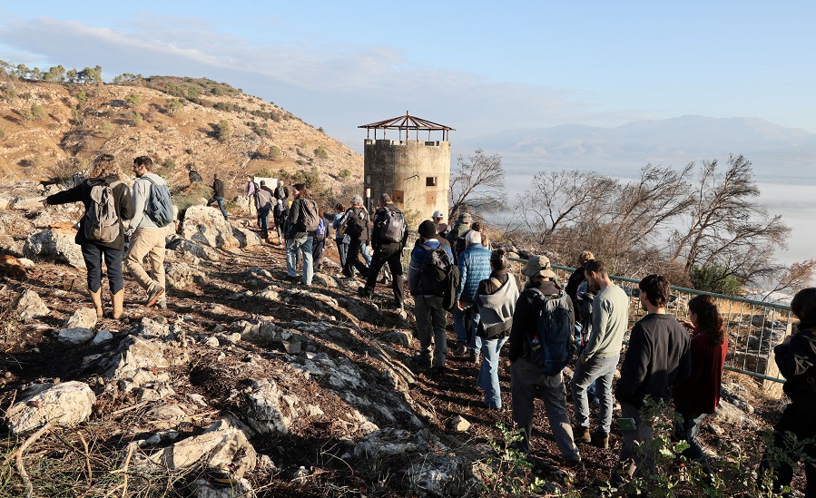 סיור בכנס. צילום: ענת חרמוני, קק"ל