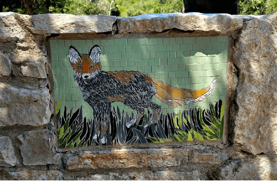 הפסיפס ביער ציפורי. צילום: פנינה צייזלר, קקל