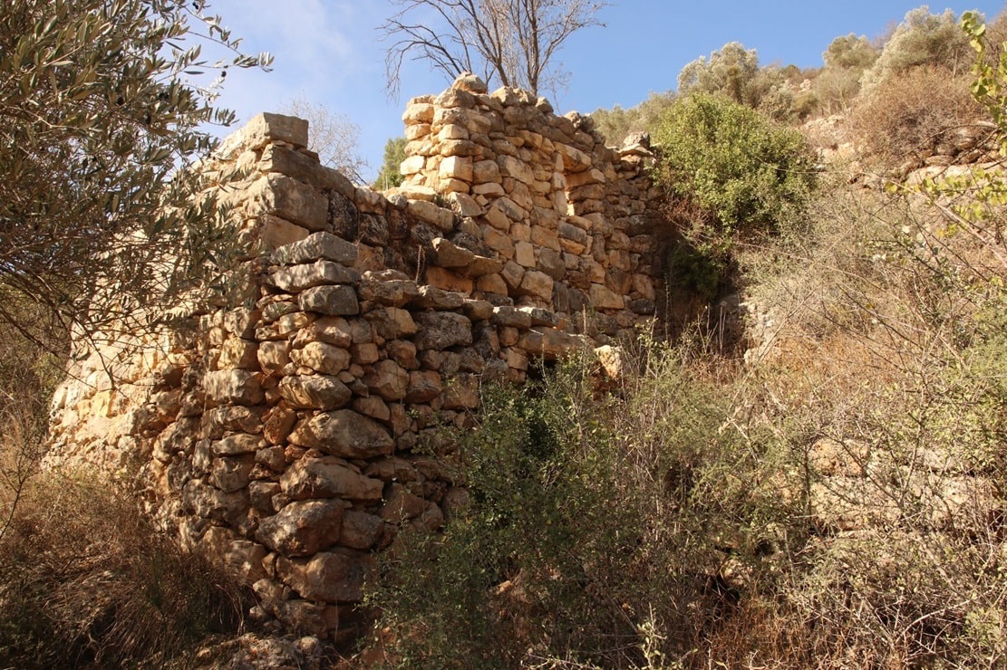 השומרה במורד לנחל שורק. צילום: יעקב שקולניק