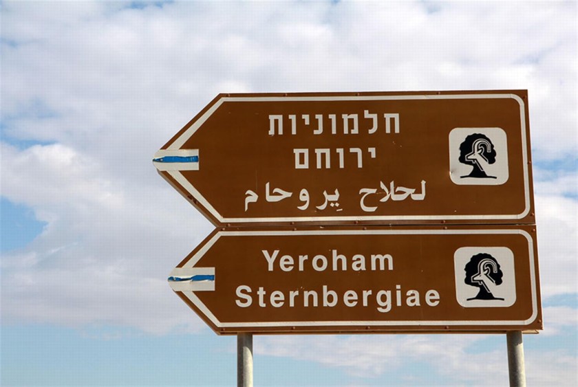 שלט הכניסה לשביל. צילום: יעקב שקולניק