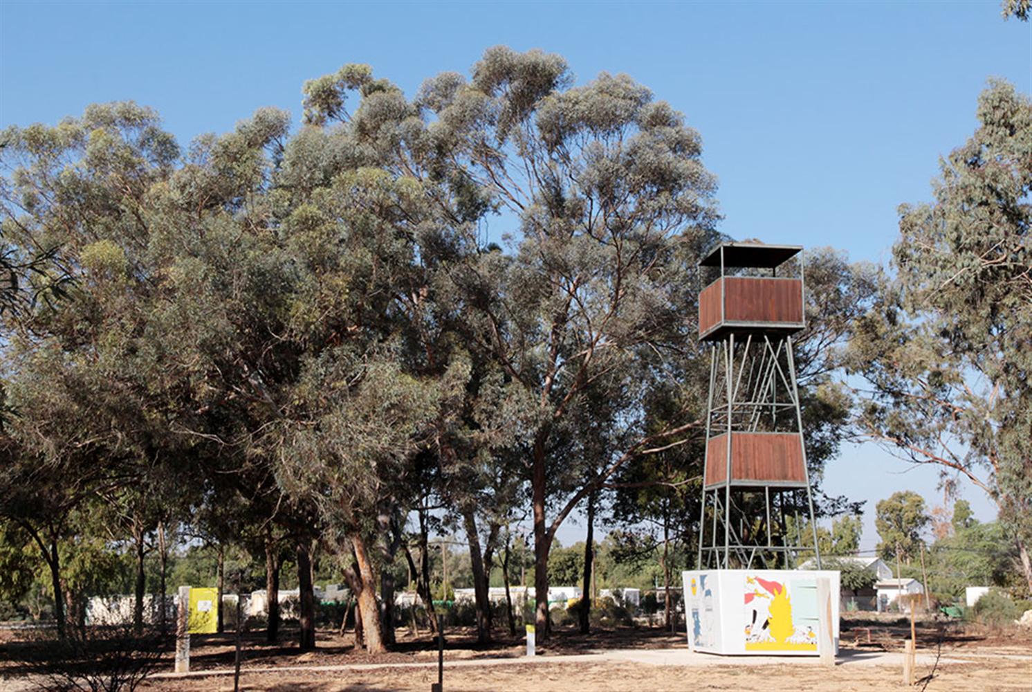 מגדל היסטורי של צופי אש. צילום: יעקב שקולניק