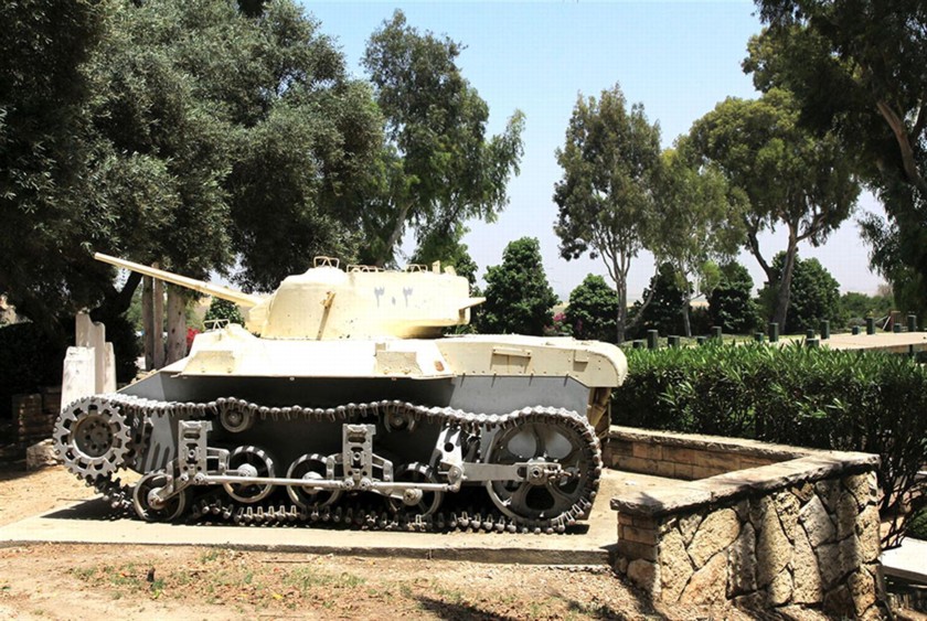 הטנק המצרי. צילום: יעקב שקולניק