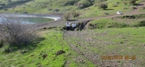 מאגר מים ביבניאל. צילום:ציון