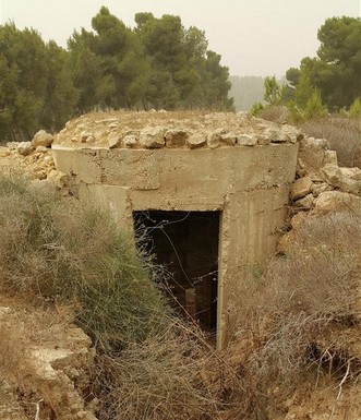 עמדת הירי. צילום: באדיבות רשות העתיקות