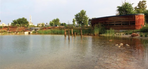 מראה כללי של מרכז הצפרות ביער ראש ציפור. צילום: יעקב שקולניק