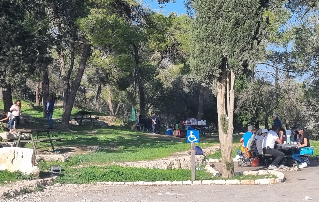 חניון תל כיסלון. צילום: עדי טנא נתן, קק"ל