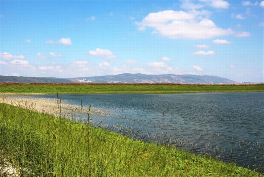 תצפית יפה על האזור ממאגר המים. צילם: יעקב שקולניק
