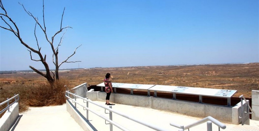 מסלול מרפסת התצפית במצפור הבתרונות. צילום: יעקב שקולניק