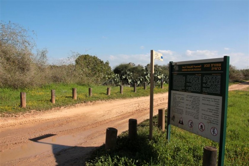 שמורת כרמיה. גישה מדרך הנוף. צילם: יעקב שקולניק
