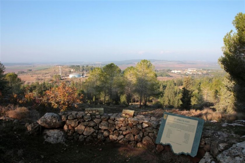 מקום התצפית. צילם: יעקב שקולניק