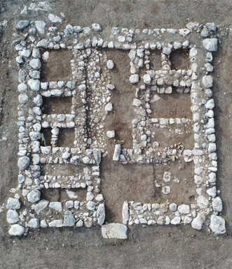 מצודת גלאון בתום החפירה. צילום:באדיבות רשות העתיקות