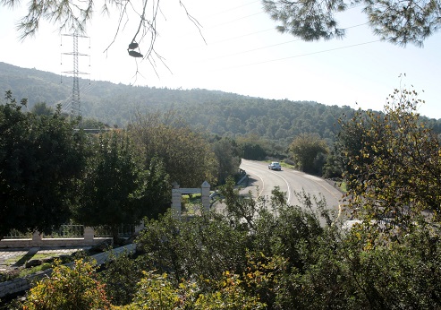 דרך יוברט האמפרי. צילום: יעקב שקולניק, ארכיון הצילומים של קקל