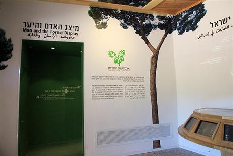 הכניסה למיצג. צילום: יעקב שקולניק