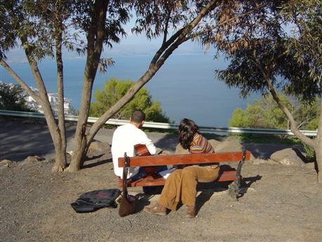 פינת מרגוע ביער שווייץ.  צילום: מיכאל חורי, ארכיון הצילומים של קק"ל